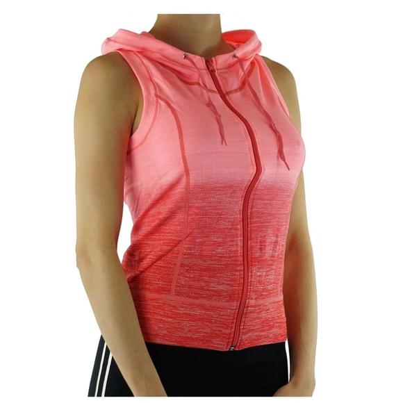 Tops - No sleeves Hoodie Ombre Print
